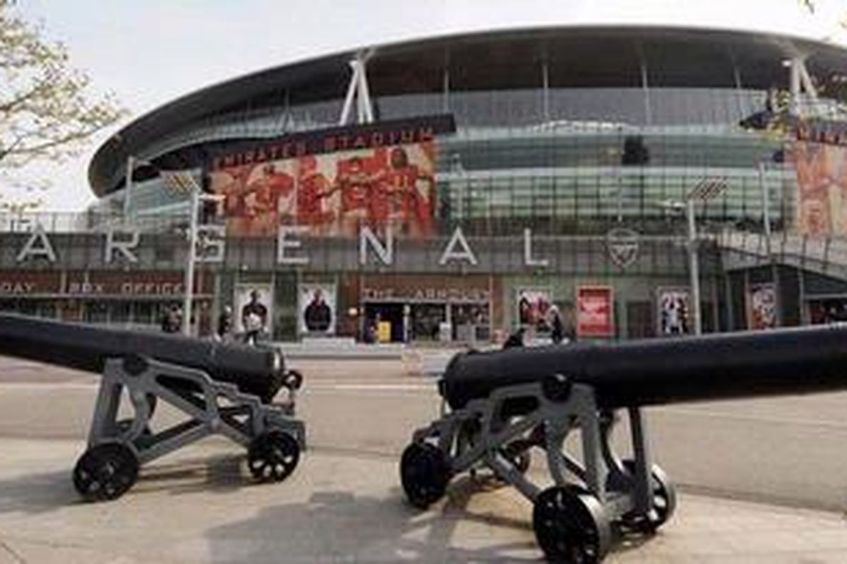 Markas Arsenal, Stadion Emirates, London. Gambar diambil pada 11 April 2011. 