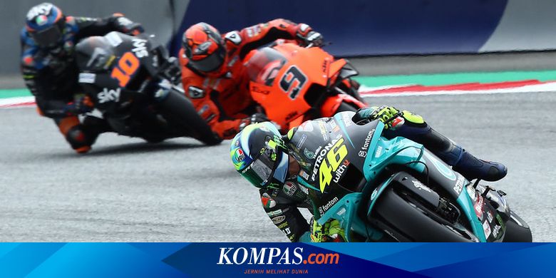 Daftar Pebalap yang Lolos Q2 MotoGP Austria, Valentino Rossi Nyaris Masuk - Vimarsana News