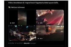 Viral, Video Mobil Mercy Tabrak 