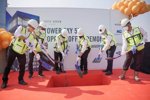 Menara Kedua 57th Promenade Capai Tutup Atap