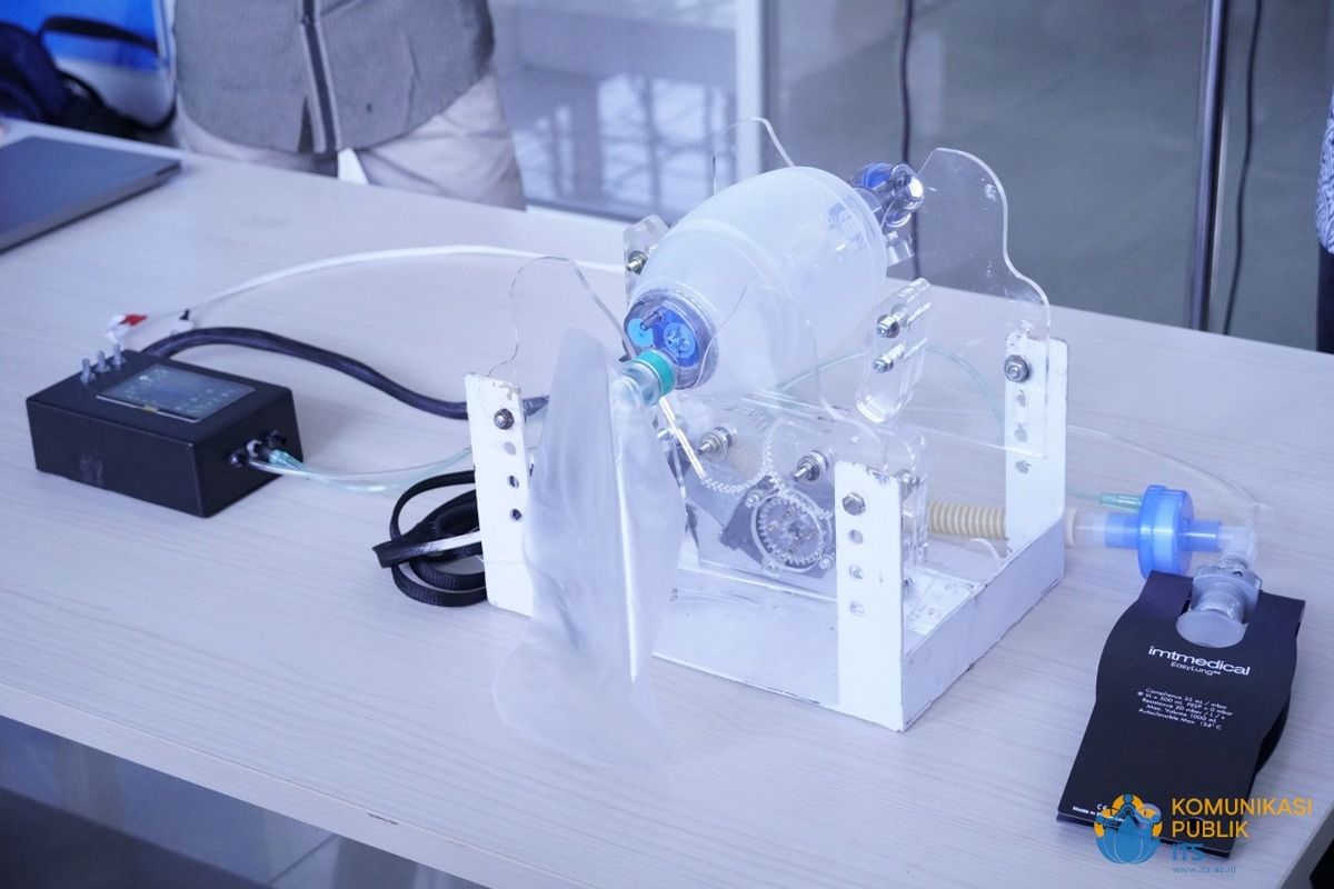 Komponen robot Ventilator buatan ITS Surabaya