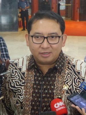 Wakil Kerua DPR RI Fadli Zon di Kompleks Parlemen, Senayan, Jakarta, Rabu (1/11/2017).