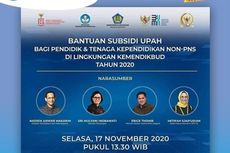 Saksikan Peluncuran Program Subsidi Upah Guru-Dosen Non-PNS Siang Ini