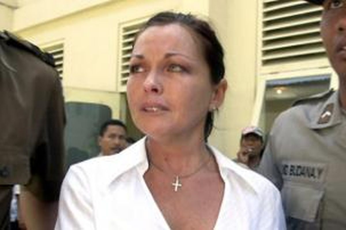 Schapelle Leigh Corby terpidana kasus penyelundupan narkotika yang kini masih menjalani hukumannya di LP Kerobokan, Bali.