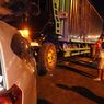 Sopir Diduga Mabuk, Truk Tronton Tabrak 4 Mobil dan 3 Motor di Lampu Merah Sokaraja Banyumas