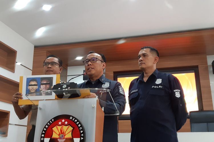 Mabes Polri meliris wajah RMN, pelaku bom bunuh diri di Mapolrestabes Medan, Kota Medan, Sumatera Utara, Rabu (13/11/2019).