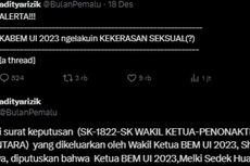 Dituding Melakukan Kekerasan Seksual, Ini Bantahan Ketua BEM UI Melki Sedek Huang