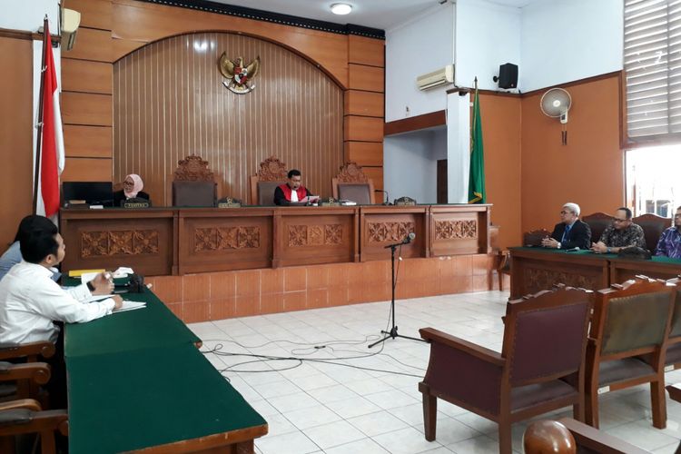 Sidang vonis praperadilan yang diajukan Miryam S Haryani di PN Jaksel. Selasa (23/5/2017)