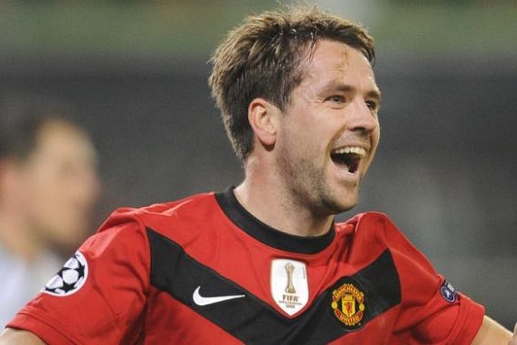 Michael Owen ketika masih berseragam Manchester United, sukses mencetak tiga gol ke gawang Wolfsburg.