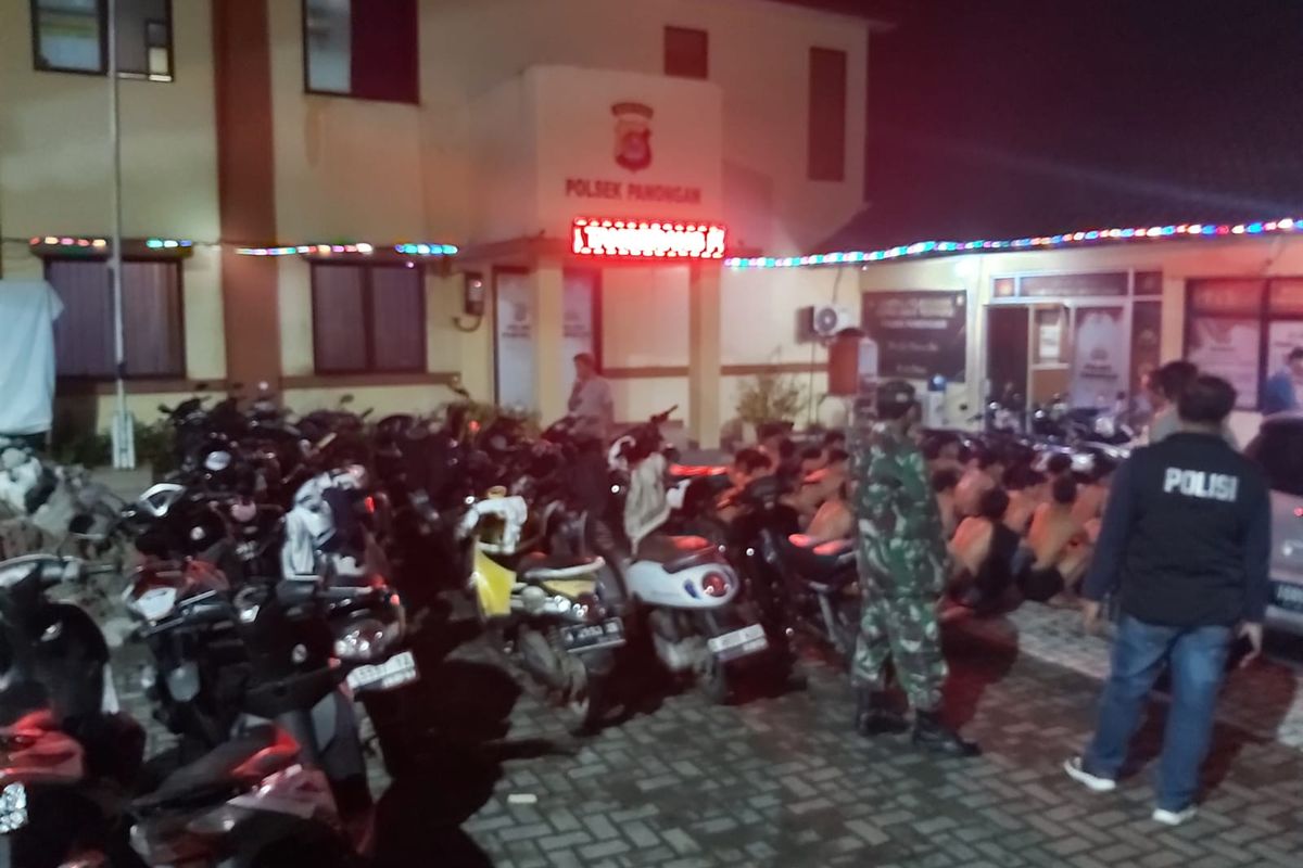 Sebanyak 29 remaja beserta 22 motor yang diduga akan balapan liar diamankan Polsek Panongan, Polresta Tangerang Polda Banten dalam operasi cipta kondisi (cipkon) pada Rabu (29/3/2023) hingga Kamis (30/3/2023) dini hari.