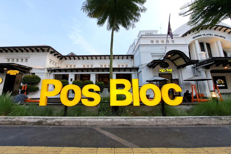 Jakarta, Indonesia. December 28, 2023. Pos Bloc is a tourist attraction which is located in Pasar Baru. This place is located in a building that used to be the Jakarta Philatelic Building.