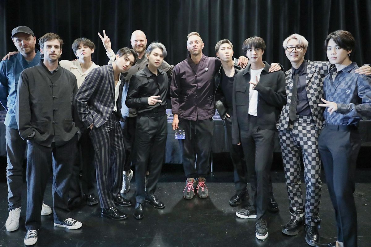 BTS dan Coldplay