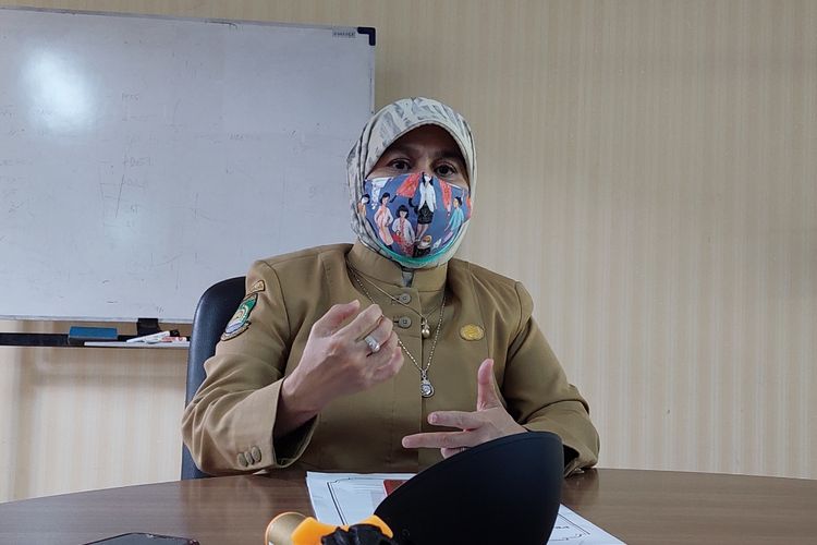 Kepala Dinas Kesehatan (Dinkes) Kota Tangerang Liza Puspadewi ketika ditemui di kantornya, Selasa (8/6/2021)
