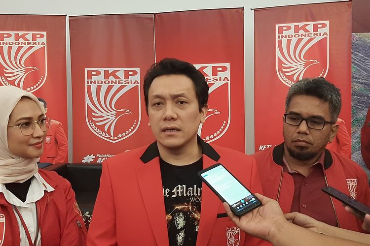 Ketum PKPI Diaz Hendropriyono di acara Bimteknas PKPI di Hotel Mercure Simatupang, Jakarta, Jumat (13/12/2019).