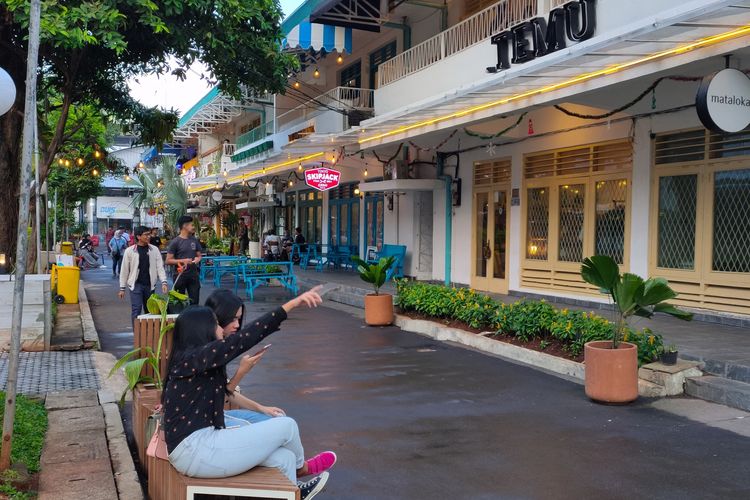 Suasana di M Bloc Space pada Kamis (2/1/2020).