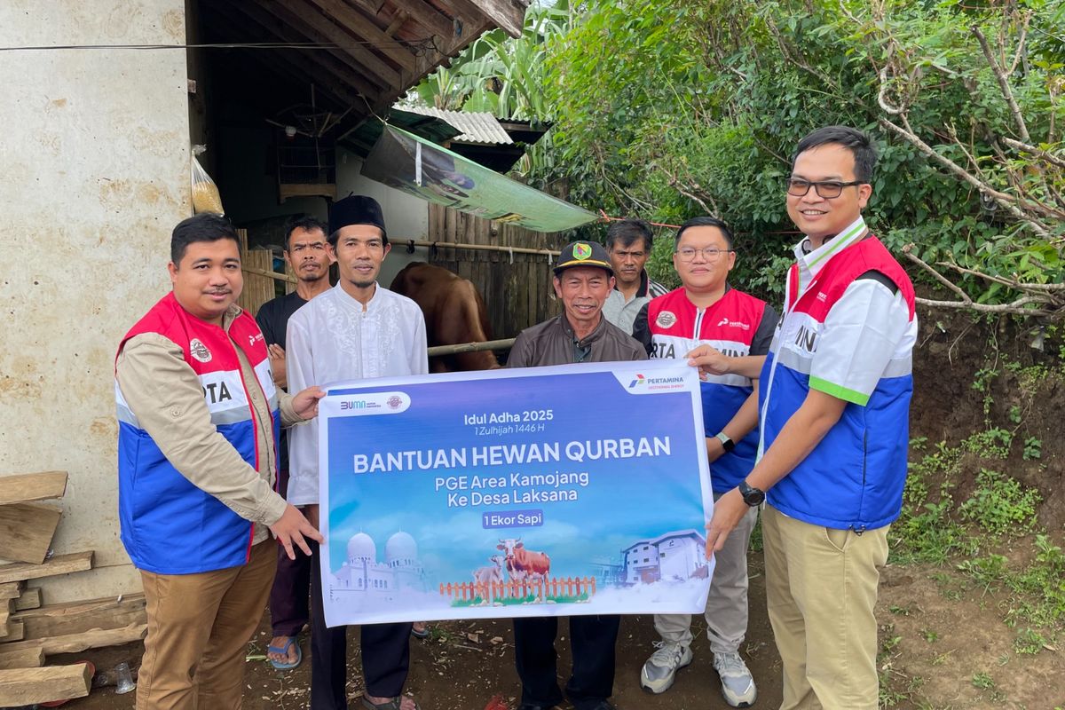 Selain memastikan pasokan energi aman selama Idul Adha 1446 H, Pertamina juga menyalurkan ribuan hewan kurban ke berbagai wilayah Indonesia.