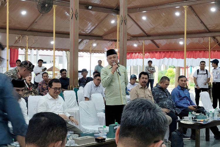 Anggota Komisi V DPR RI, Syafiuddin saat di Pendopo Agung Bangkalan