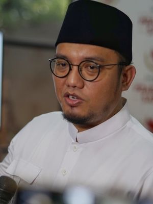 Koordinator Juru Bicara Badan Pemenangan Nasional pasangan Prabowo Subianto-Sandiaga Uno (BPN) Dahnil Anzar Simanjuntak saat ditemui di media center Prabowo-Sandiaga, Jalan Sriwijaya I, Jakarta Selatan, Rabu (15/5/2019). 