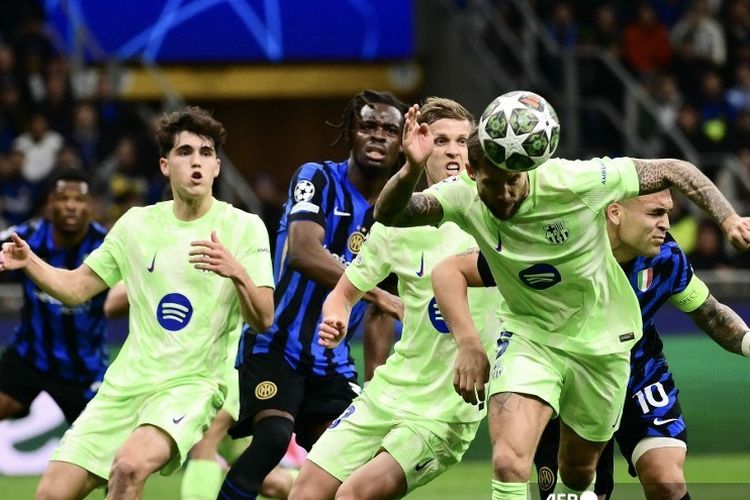Inter Milan Lolos ke Final Liga Champions 2025 Usai Taklukkan Barcelona 7-6