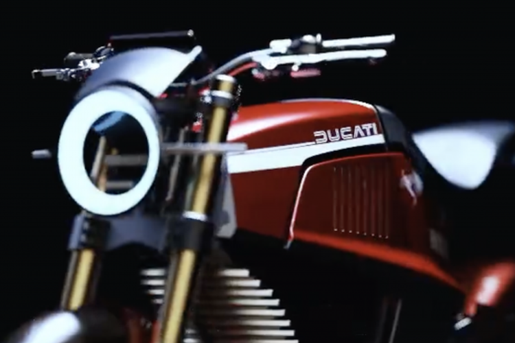 Motor listrik Ducati 860 E-Concept