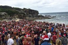 Polisi Australia Bubarkan Pesta Natal di Pantai Sydney