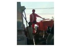 Viral Video Petugas SPBU Layani Pembelian BBM dengan Tandon Air