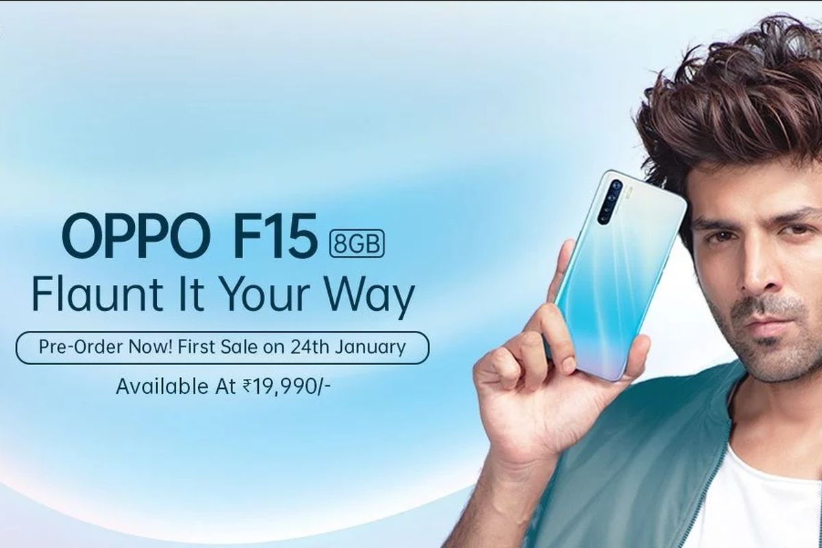 Oppo F15 resmi dirilis di India