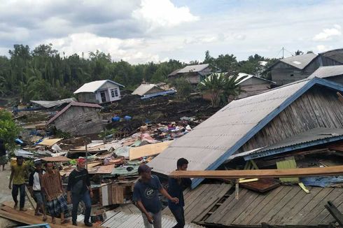 Belasan Rumah Rusak akibat Longsor di Inhil Riau, 113 Orang Mengungsi