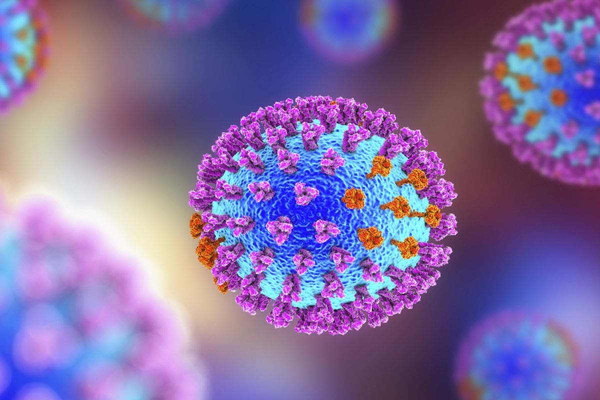 Ilustrasi virus influenza