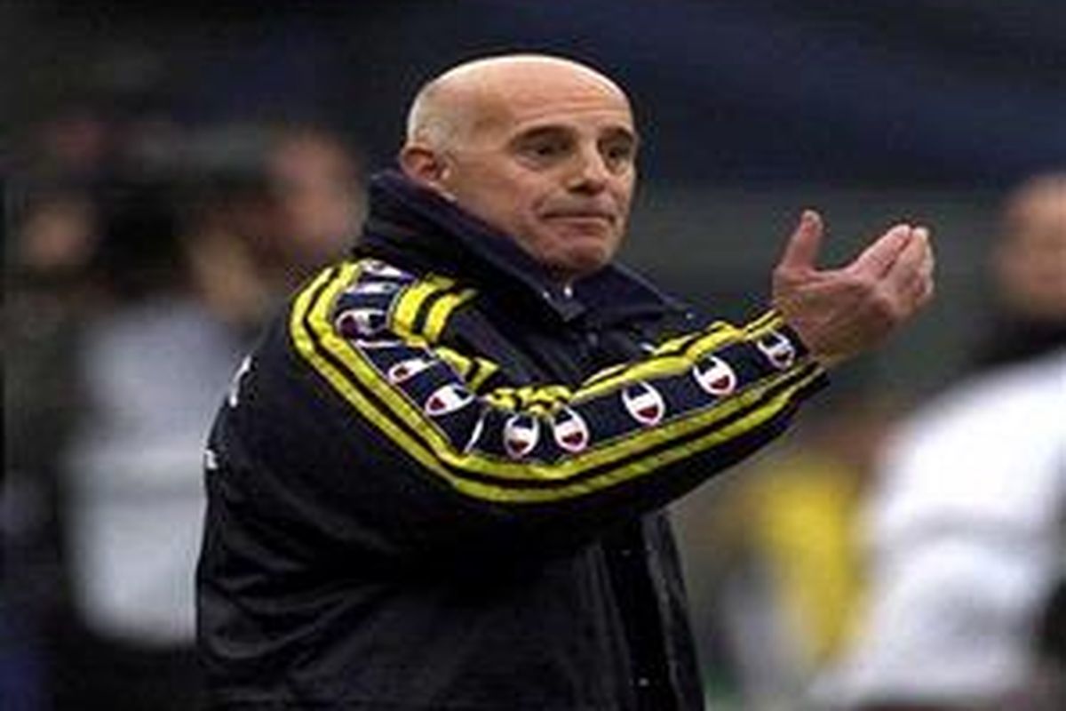 Mantan pelatih AC Milan dan timnas Italia, Arrigo Sacchi.