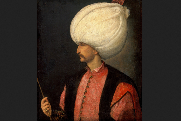 Sultan Suleiman I yang berkuasa di Kekaisaran Turki Usmani (Ottoman) pada 1520-1566.
