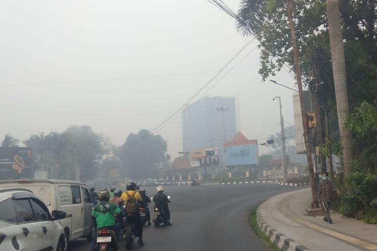 Kualitas Udara di Palembang Kembali Berbahaya Imbas Kabut Asap Karhutla, Ini Penjelasan BMKG