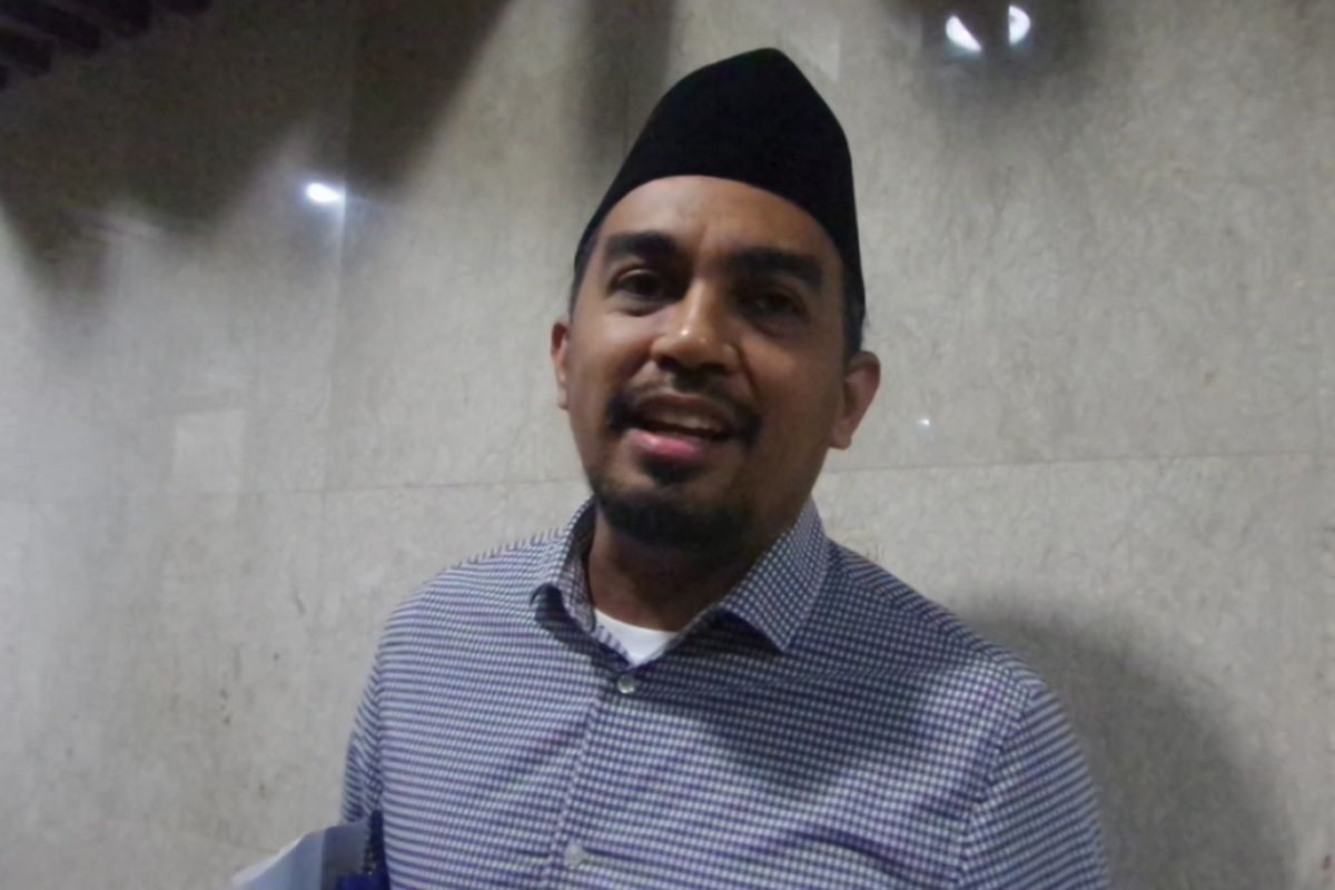 Glenn Fredly diabadikan di Gedung Nusantara 1, Komplek DPR RI, Jakarta Pusat, Rabu (14/6/2017) malam. 