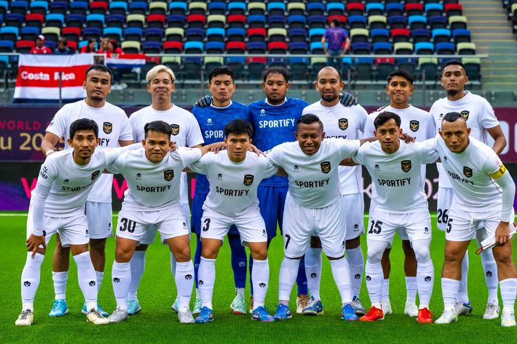 Timnas Minifootball Indonesia mencatatkan start gemilang di Piala Dunia Minifootball 2025 dengan mengalahkan Kosta Rika 1-0 pada laga perdana, Kamis (22/5/2025).