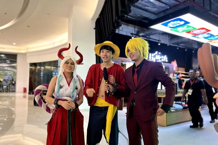 One Piece Exhibition Asia Tour di Jakarta Utara, Selasa (7/11/2023). 