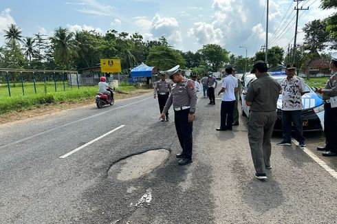 Polisi Tandai Jalur Rawan Kecelakaan di Sumenep, Pemudik Diimbau Waspada