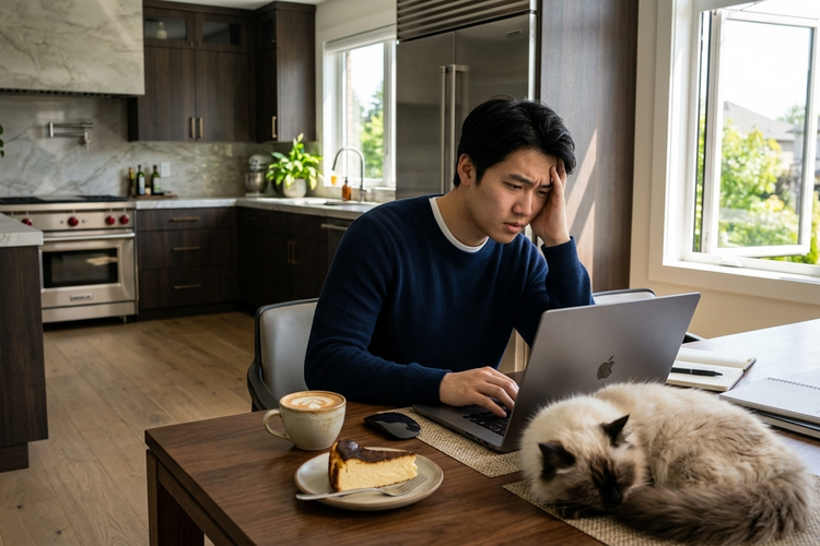 Ilustrasi WFH, work from home.