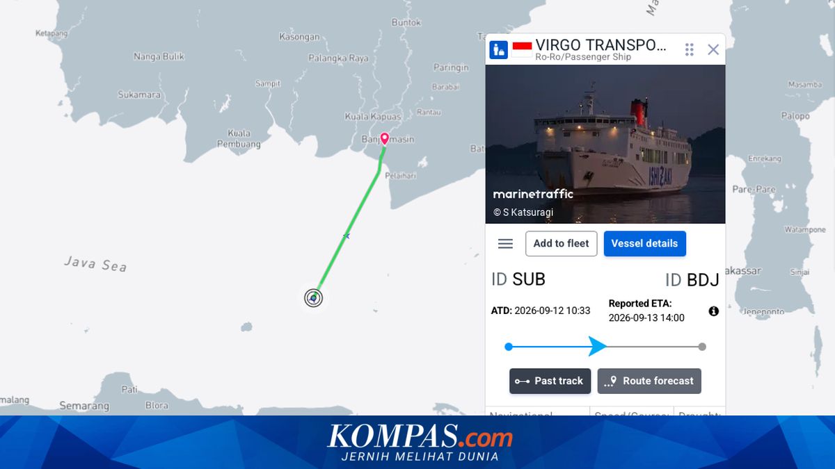 Kapal Virgo Transport 8 Capsized in Java Sea, 243 Passengers Missing