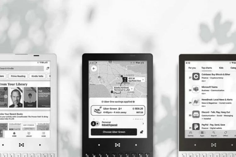 Minimal Phone menggabungkan keyboard fisik dengan layar E-Ink 4,3 inci. Ponsel ini dirancang untuk menghadirkan pengalaman penggunaan yang lebih sederhana dan minim distraksi (digital detox).