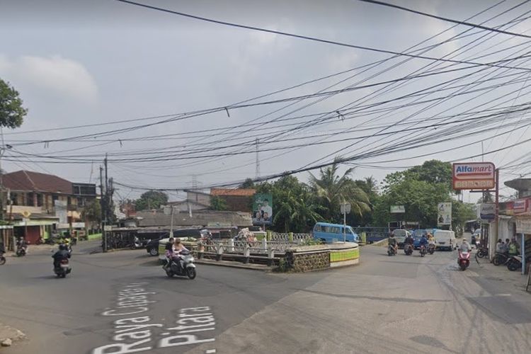 Ilustrasi lalu lintas jalan di sekitar Jalan Jembatan Serong