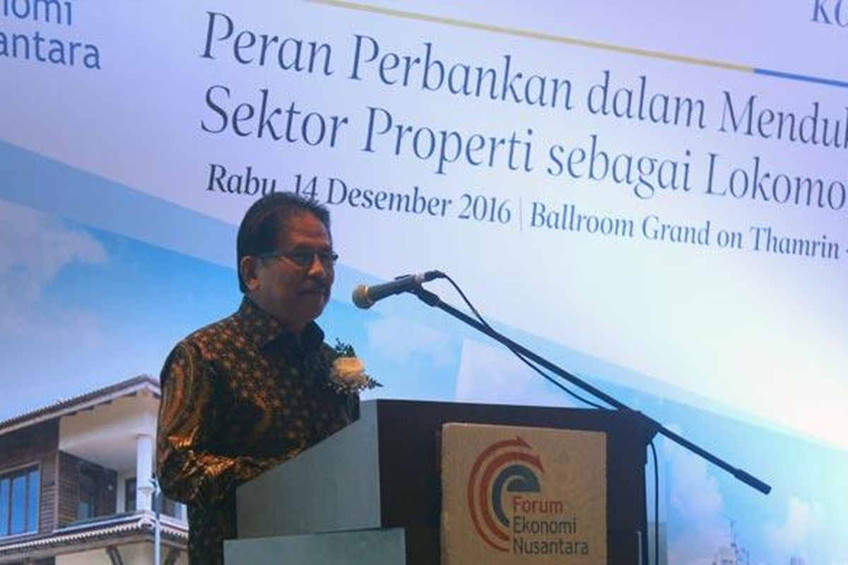 KOMPAS.COM/Dhanang David
Menteri Agraria dan Tata Ruang sekaligus Ketua BPN RI Sofyan Djalil saat menghadiri acara Forum Ekonomi Nusantara pada Rabu  (14/12/2016), di Grand Ballroom Hotel Pullman, Thamrin.
