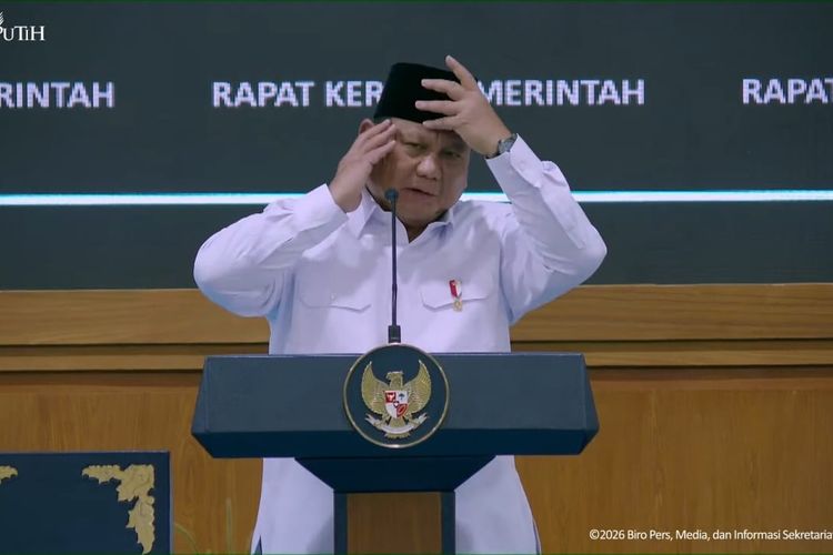 Canda Prabowo Tanggapi Kritik yang Sebut Dirinya Keras Kepala