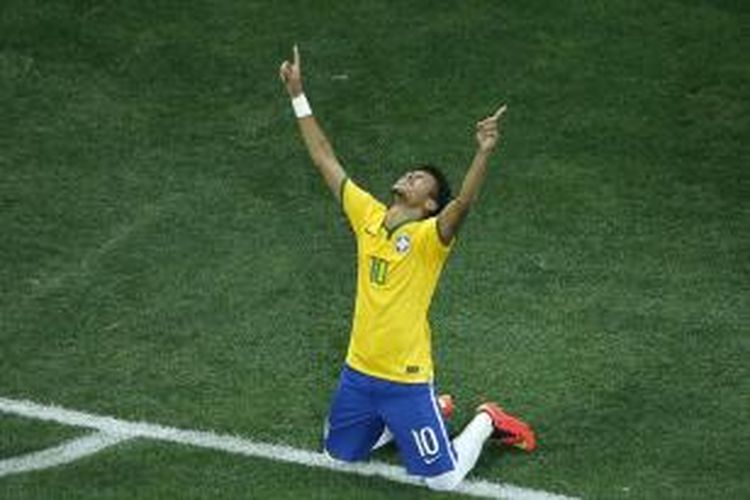 Penyerang Brasil, Neymar.