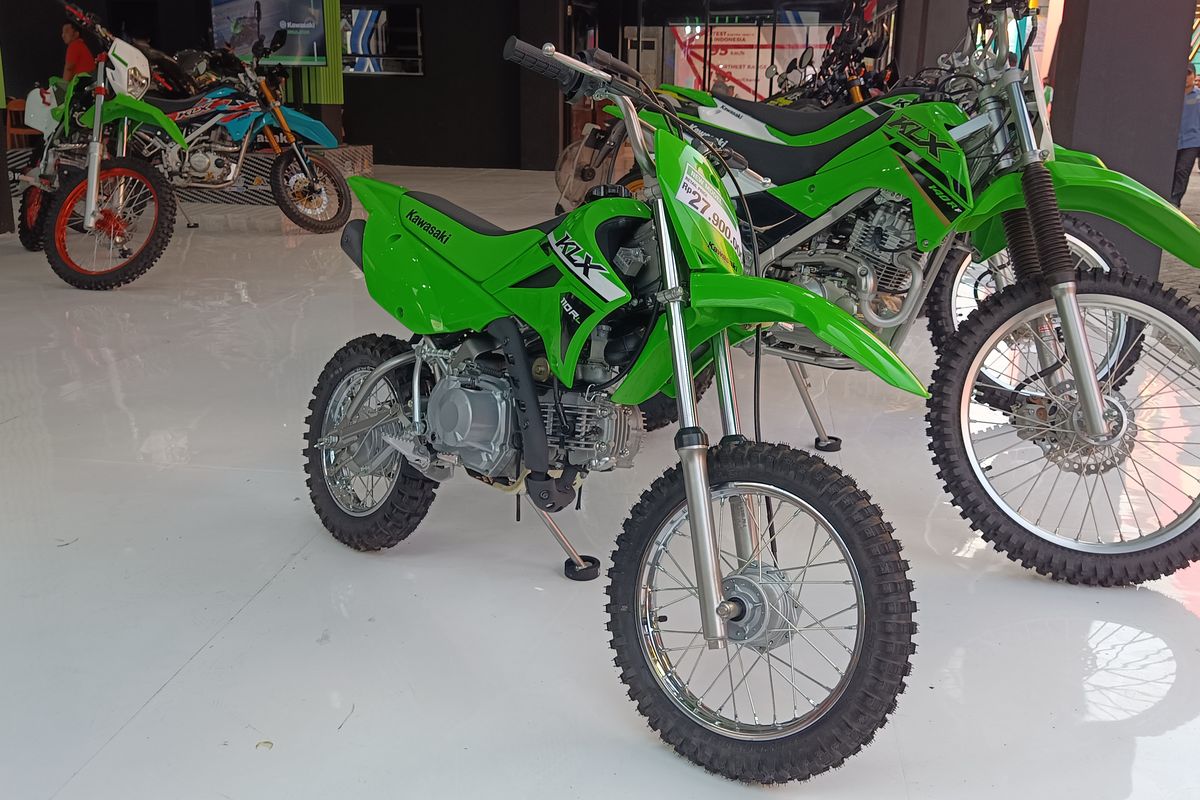 Kawasaki KLX110R L di Jakarta Fair Kemayoran 2023