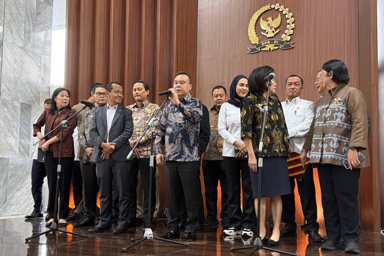 Bahlil, Dasco, BI, DEN, hingga Kemenkeu Kumpul di DPR Bahas Pertumbuhan Ekonomi