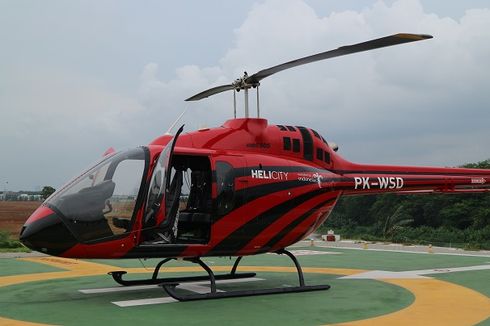 Wisata Keliling Tangerang Selatan Naik Helikopter, Ini Rasanya...