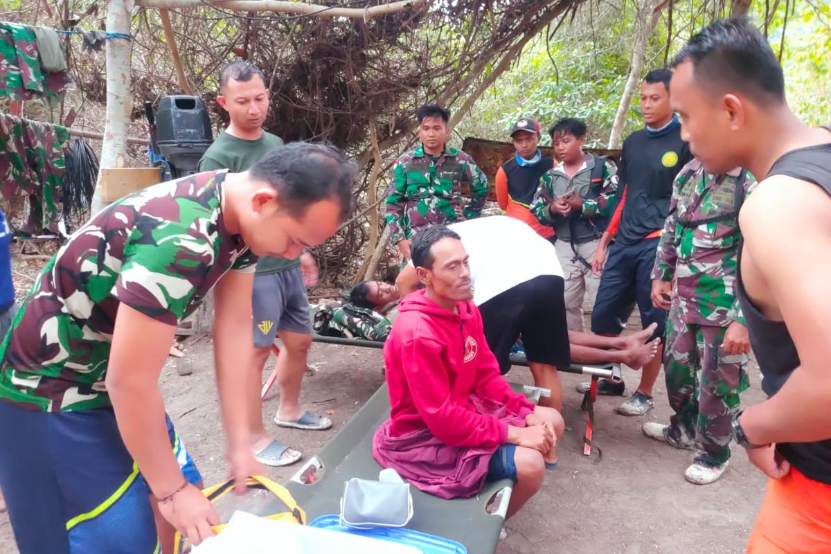 Dua nelayan Jember terdampar di laut Selatan karena mengalami kecelakaan pada Jumat (6/10/2023) 