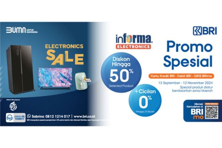 Promo spesial Informa Electronics Sale. 