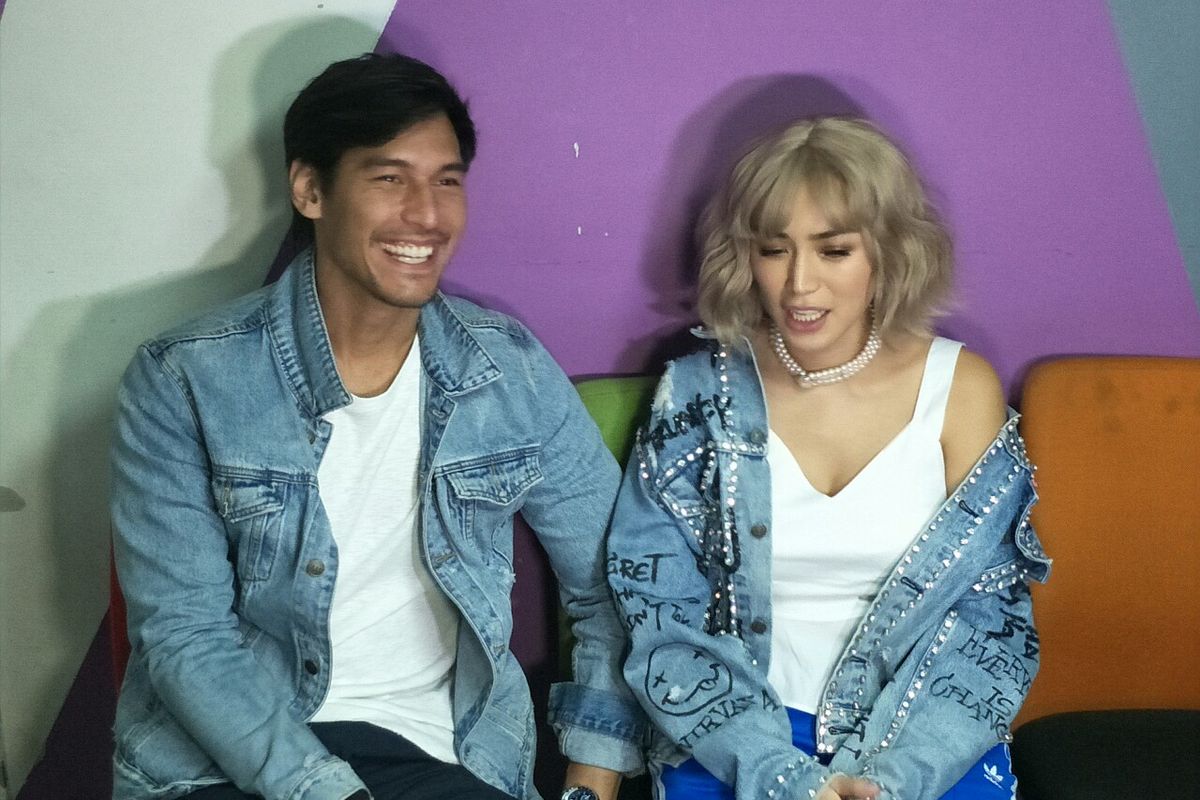 Jessica Iskandar dan Richard Kyle di kawasan Mampang, Jakarta Selatan, Jumat (23/8/2019).