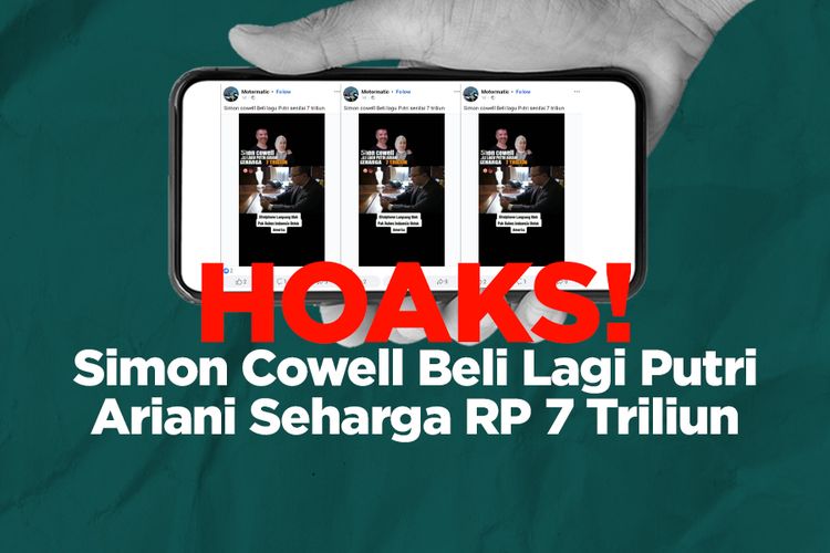 HOAKS! Simon Cowell Beli Lagi Putri Ariani Seharga RP 7 Triliun